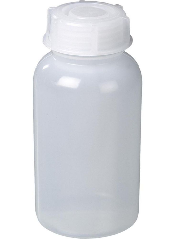 Fľaša so širokým hrdlom, LDPE, priehľadná