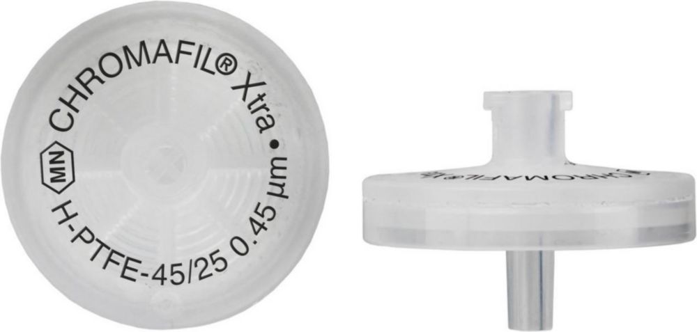 Injekčný filter <sup>CHROMAFIL®</sup>, hydrofilný polytetrafluóretylén (H-PTFE)