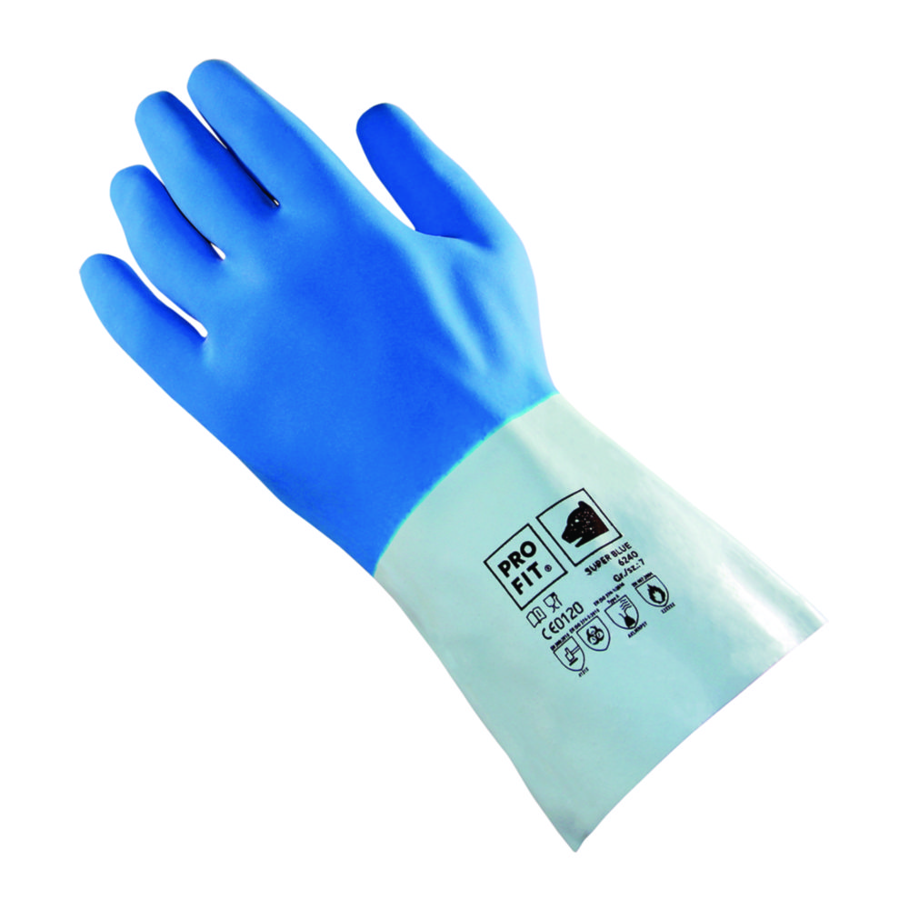 Latexové rukavice Pro-Fit 6240, super modré