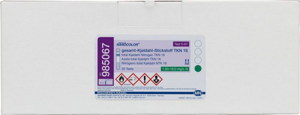 Testy skúmaviek <sup>NANOCOLOR® </sup>Nitrogen
