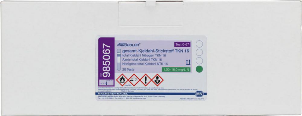 Testy skúmaviek <sup>NANOCOLOR® </sup>Nitrogen