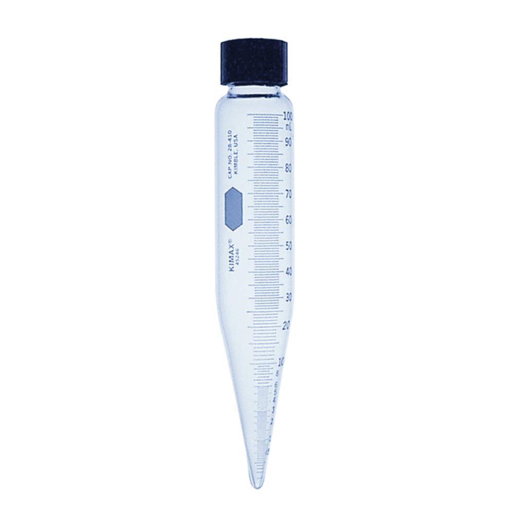 Odstredivkové skúmavky <sup>KIMAX®</sup>, odmerné, z borosilikátového skla 3.3