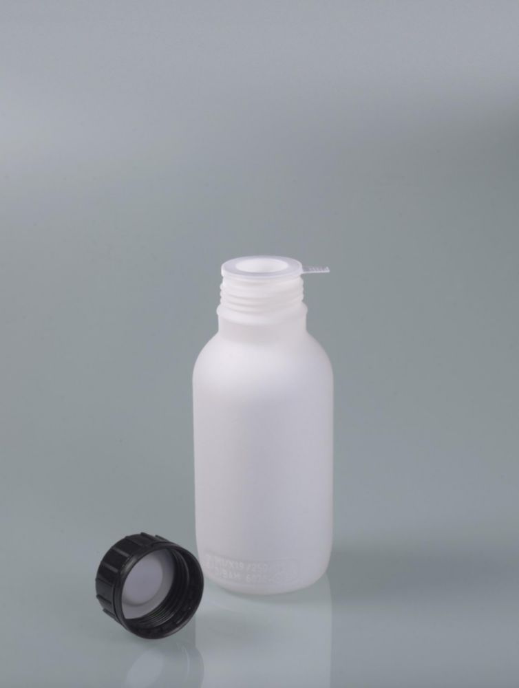 Fľaše so skrutkovacím uzáverom, HDPE, so schválením OSN