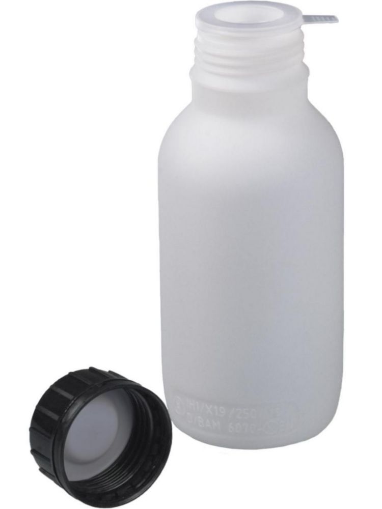 Fľaše so skrutkovacím uzáverom, HDPE, so schválením OSN