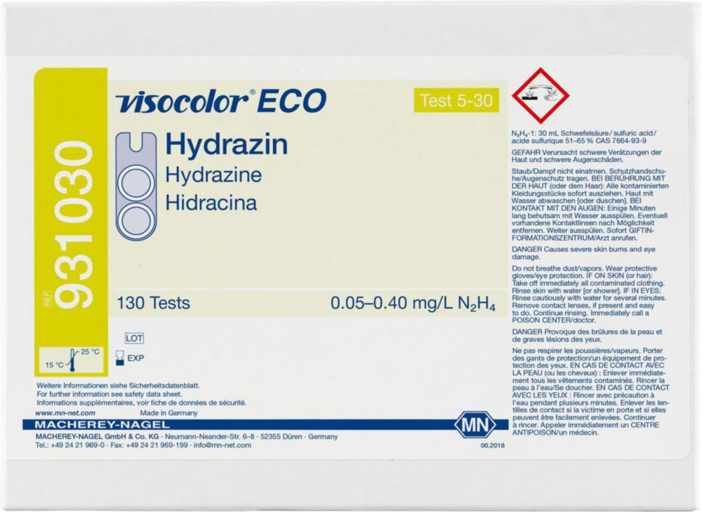 Testovacie súpravy <i><sup>VISOCOLOR®ECO</sup> na </i>analýzu vody