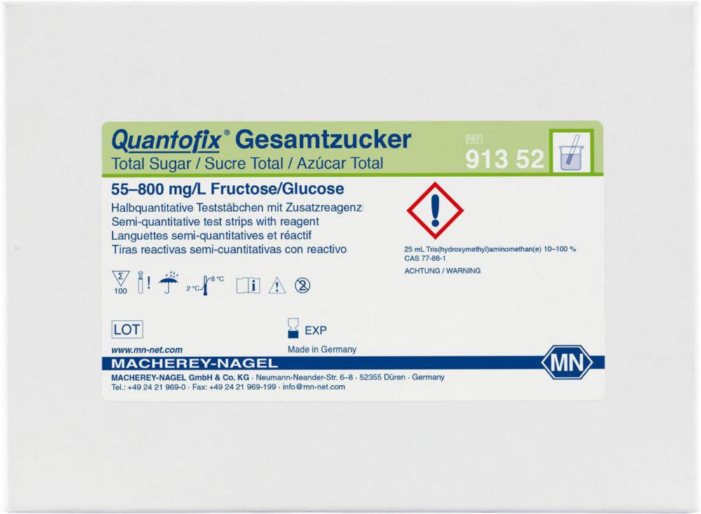 Testovacie prúžky <sup>QUANTOFIX®</sup> 