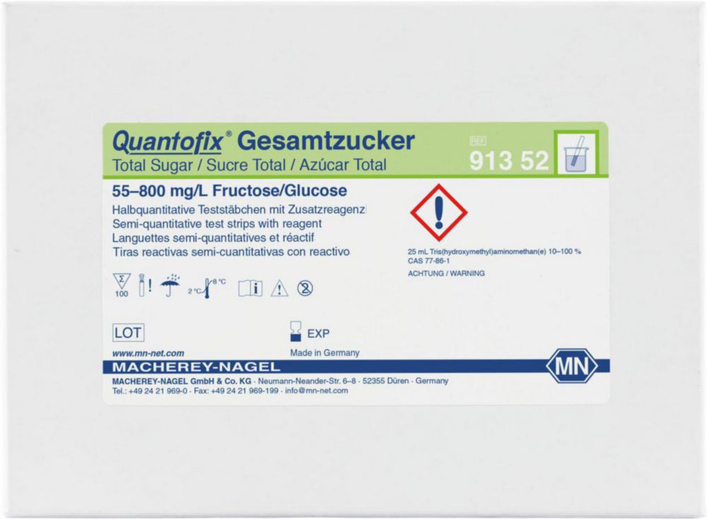 Testovacie prúžky <sup>QUANTOFIX®</sup> 