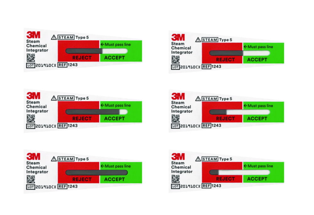 Chemical integrator for steam 3M™ Attest™ Type 5