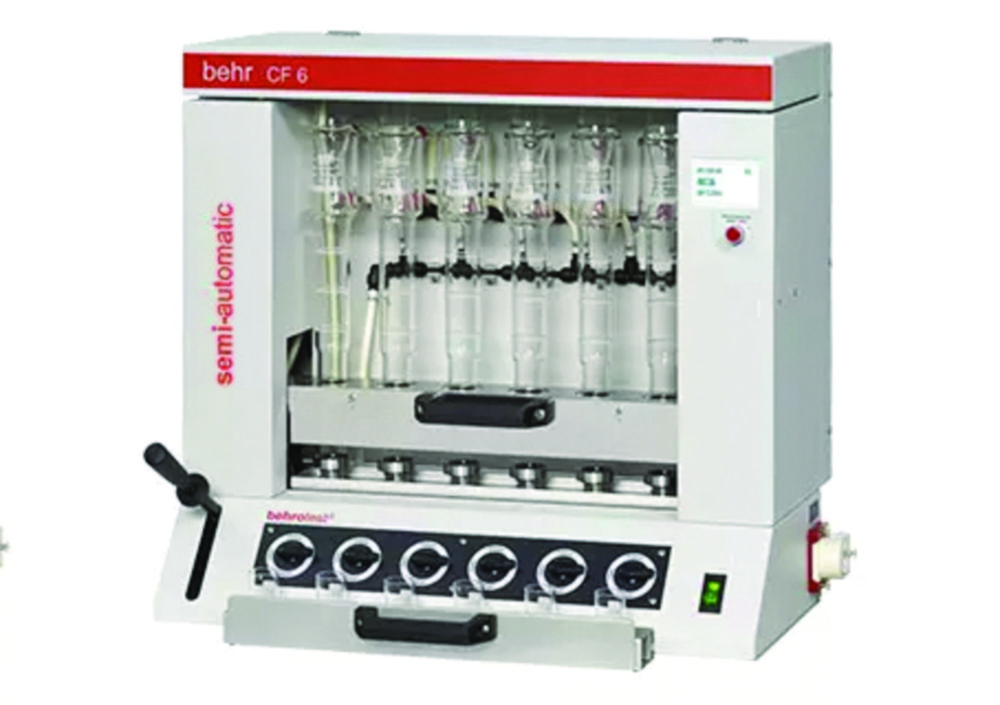 <sup>behrotest®</sup> CF 2+2 a CF 6, poloautomatická extrakcia surovej vlákniny
