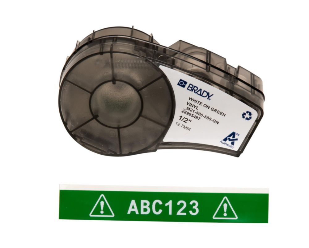 Vinyl label tape for label printer M210/M210-LAB