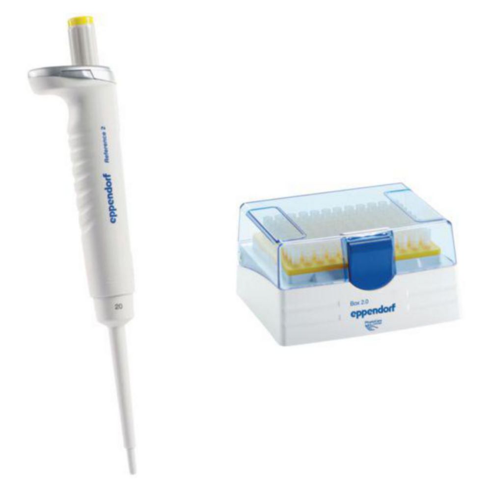 Jednokanálové mikrolitrové pipety Eppendorf <sup>Reference®</sup> 2 (všeobecný laboratórny produkt), variabilné