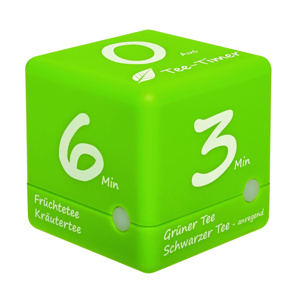 Krátkodobý časovač CUBE TIMER, zelený