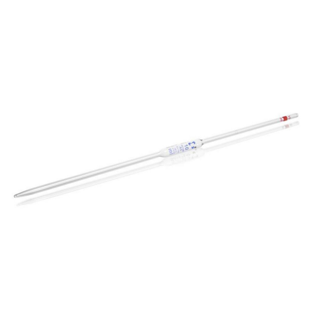 Objemové pipety, Duran<sup>®</sup>, trieda AS, modré stupnice