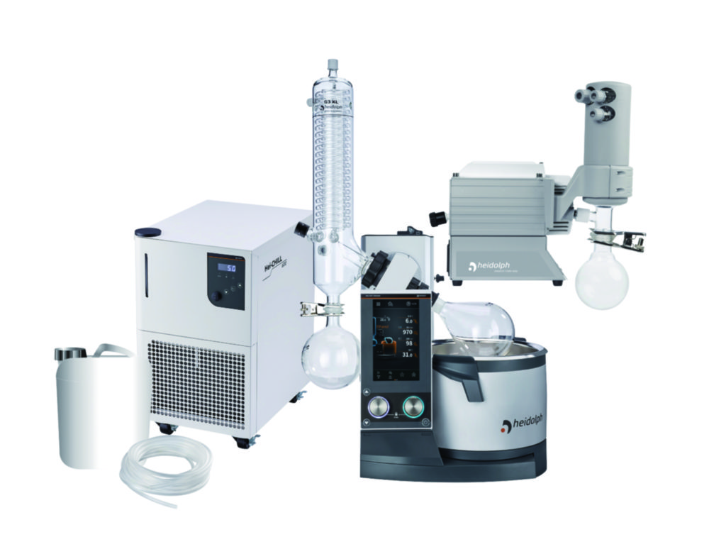 Rotačné odparovače Hei-VAP Expert Control Reaction/Extraction Package