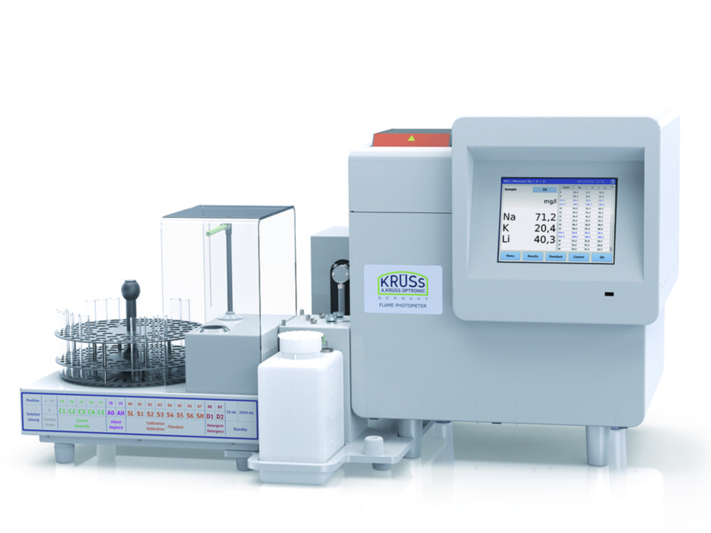 Plameňový fotometer FP8500, procesný model