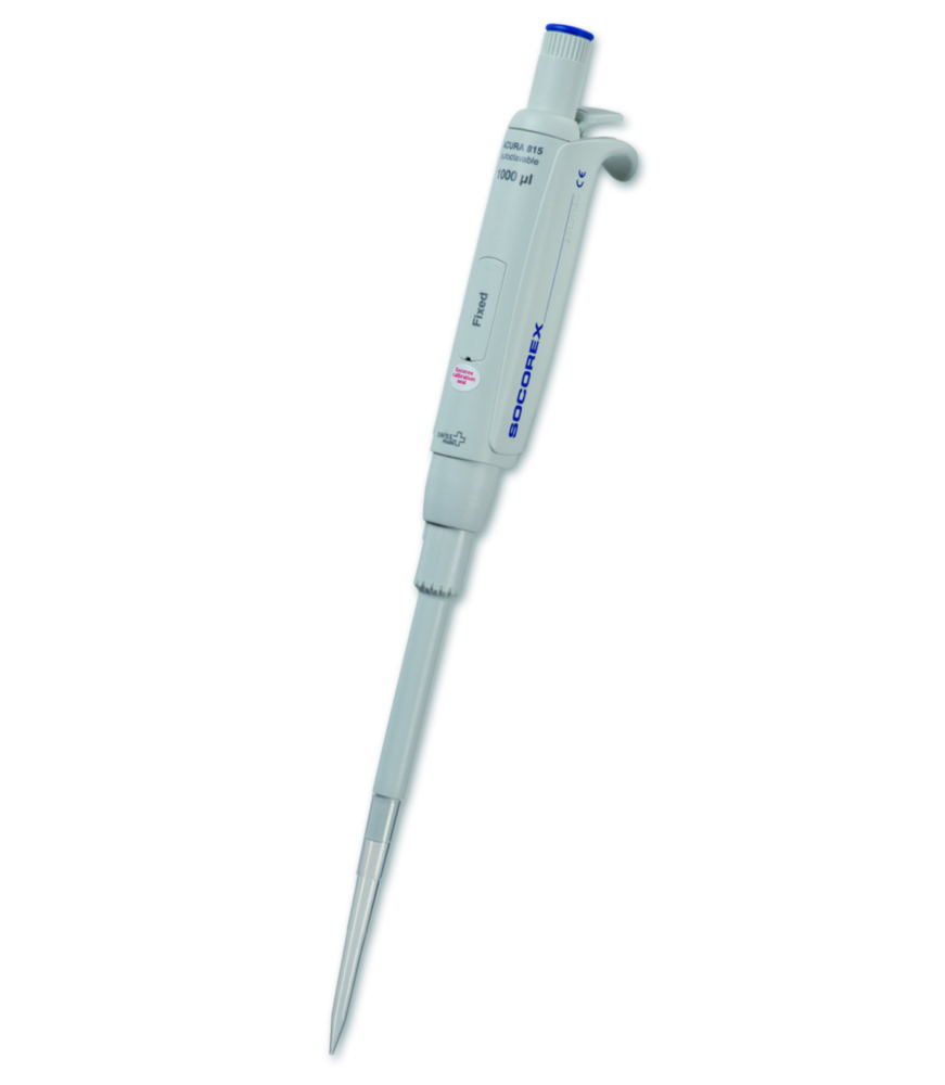 Jednokanálové mikrolitrové pipety <sup>Acura®</sup> manual 815, fix
