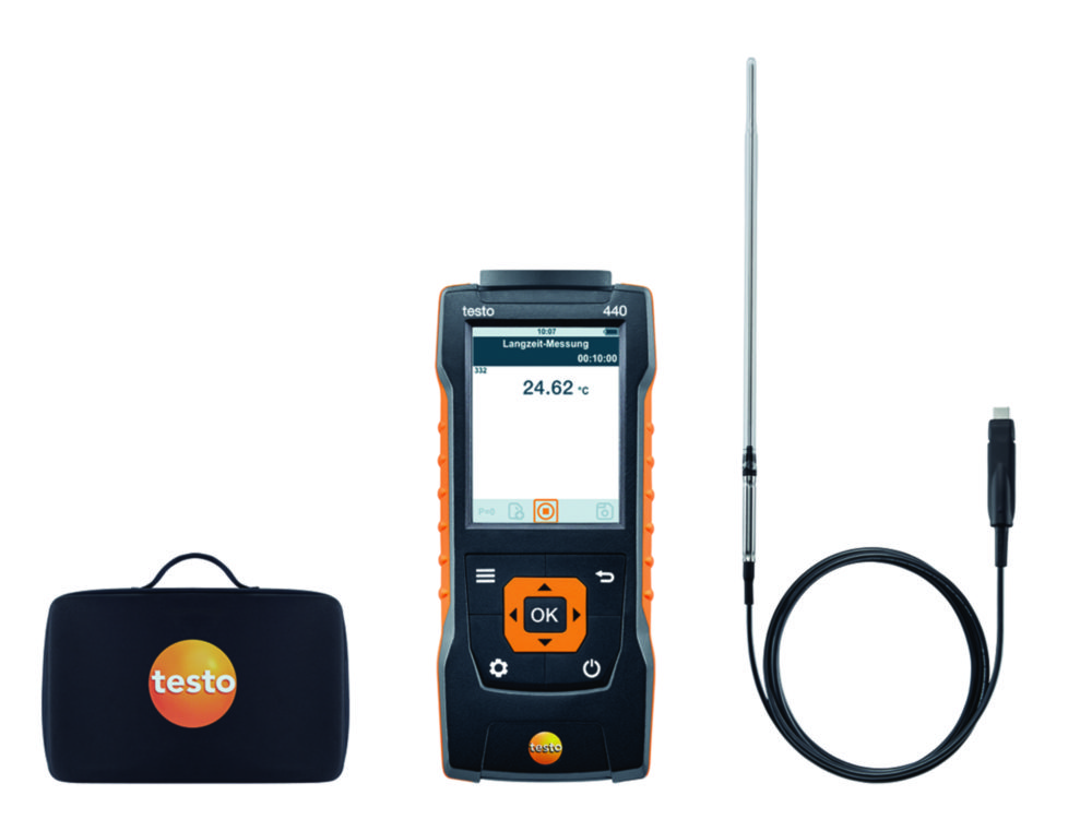Teplomer testo 440 Laboratórna súprava