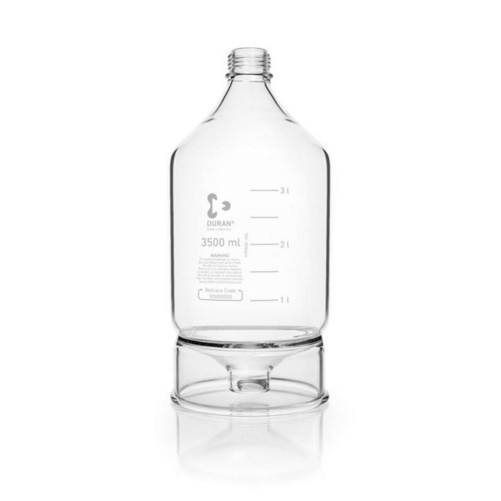 Fľaše s HPLC zásobníkom <sup>DURAN®</sup>, borosilikátové sklo 3.3, s kónickou základňou