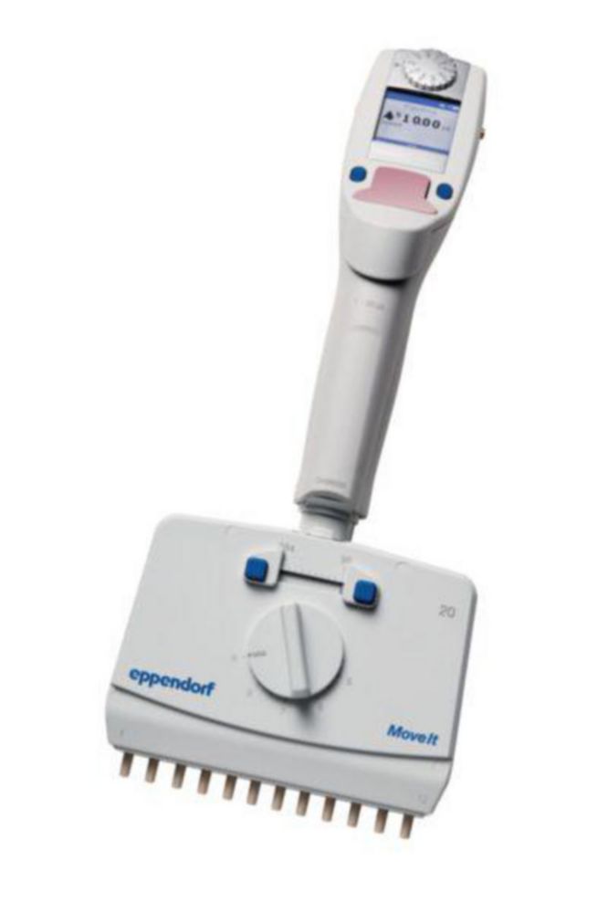 Elektronické viackanálové pipety Eppendorf <sup>Xplorer®</sup> plus Move <sup>It®</sup>