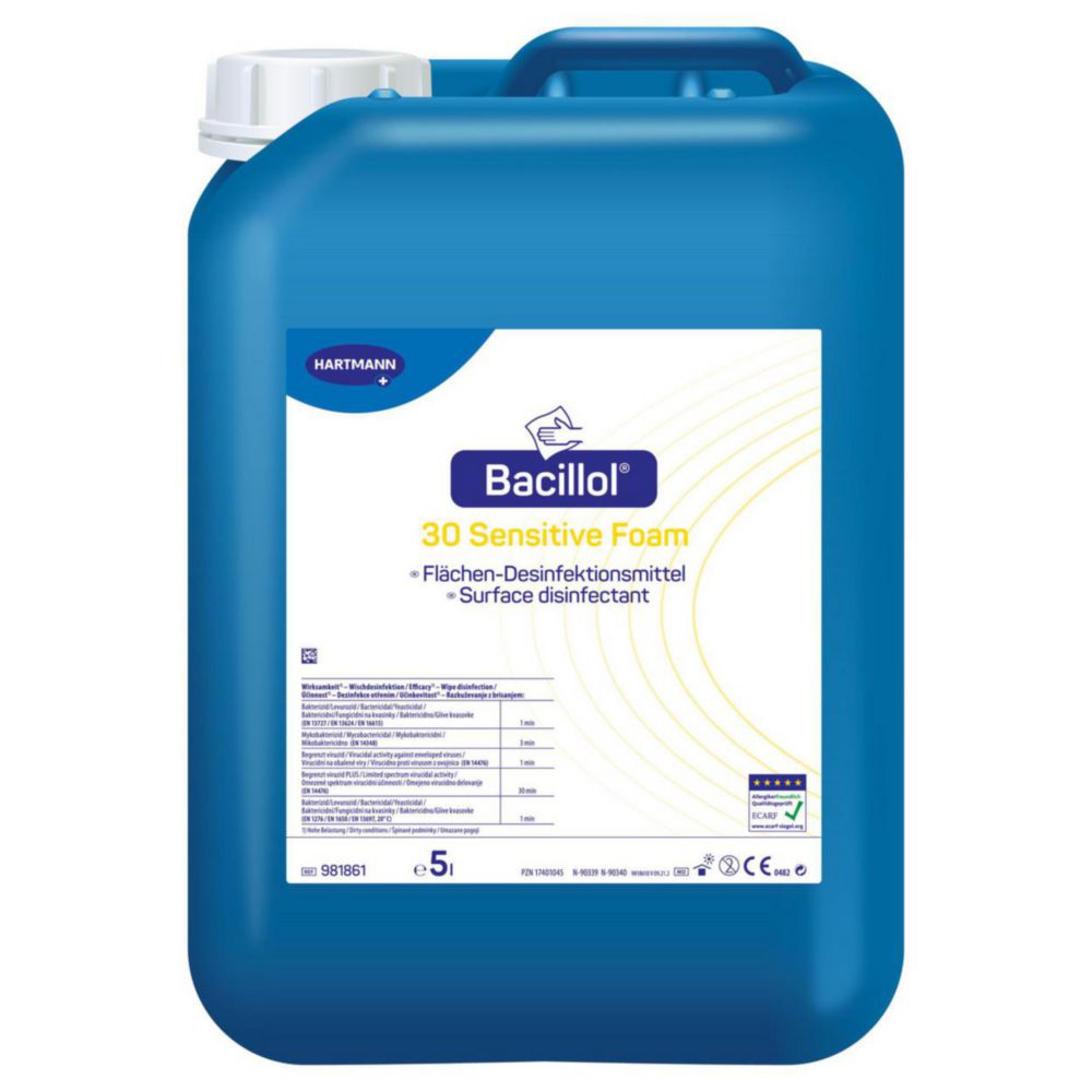 Rýchly dezinfekčný prostriedok Bacillol<sup>®</sup> 30 Sensitive Foam