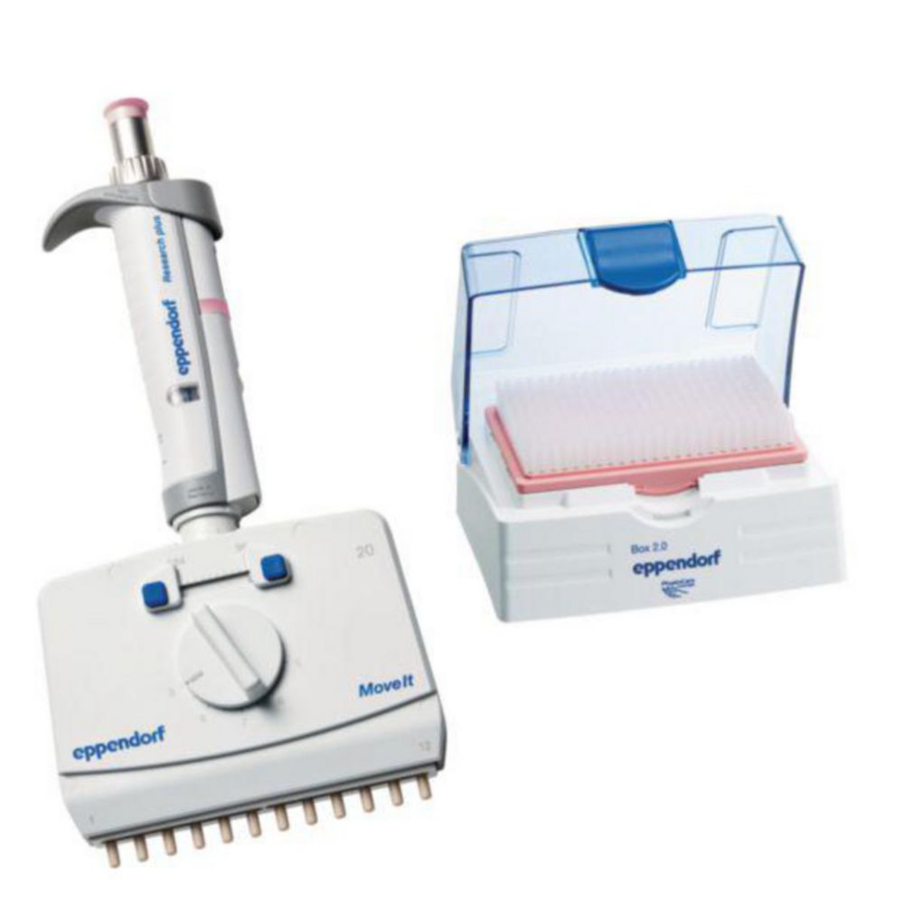 Viackanálové pipety Eppendorf <sup>Research®</sup> plus Move <sup>It®</sup>