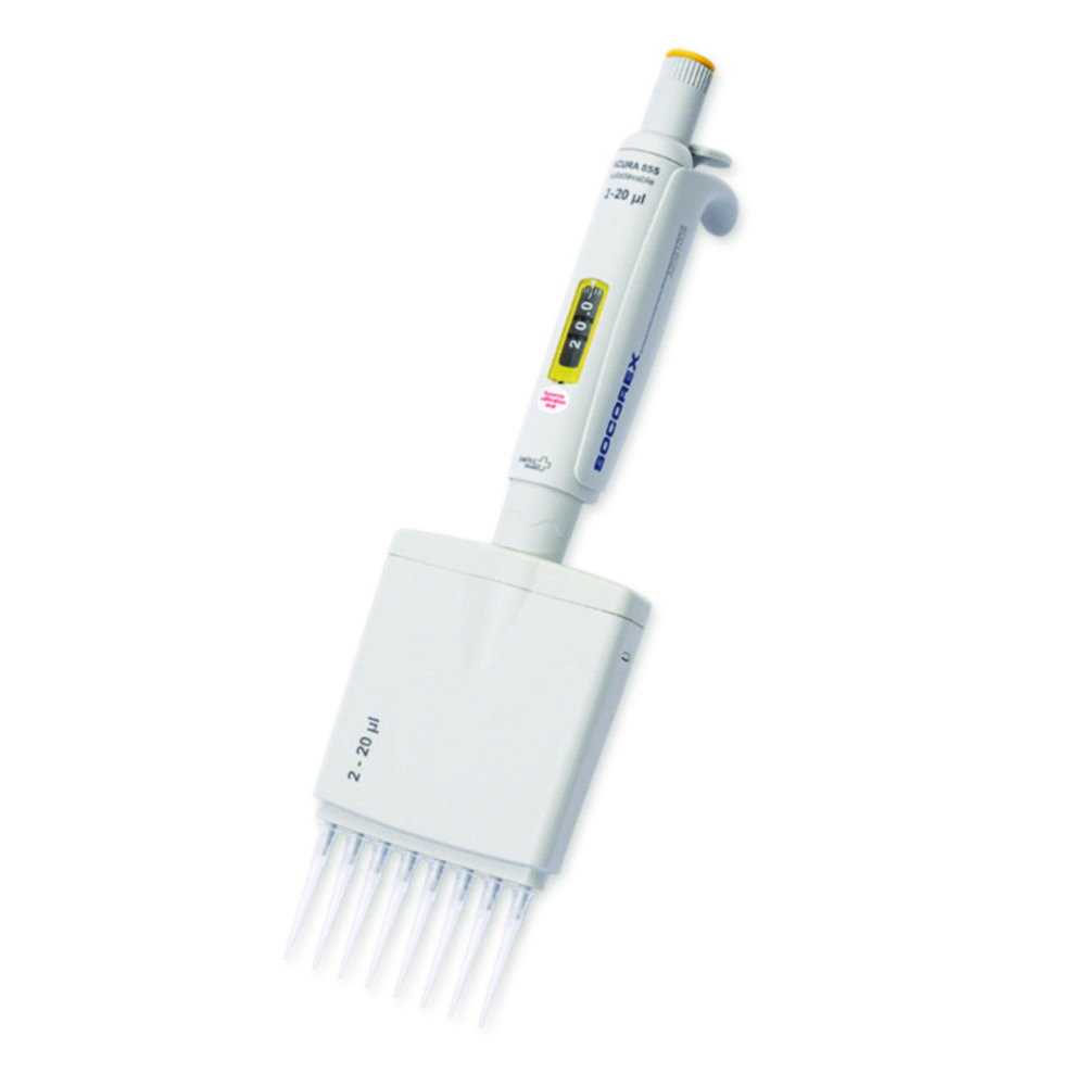 Viackanálové mikrolitrové pipety <sup>Acura®</sup> <i>manual</i> 855, variabilné