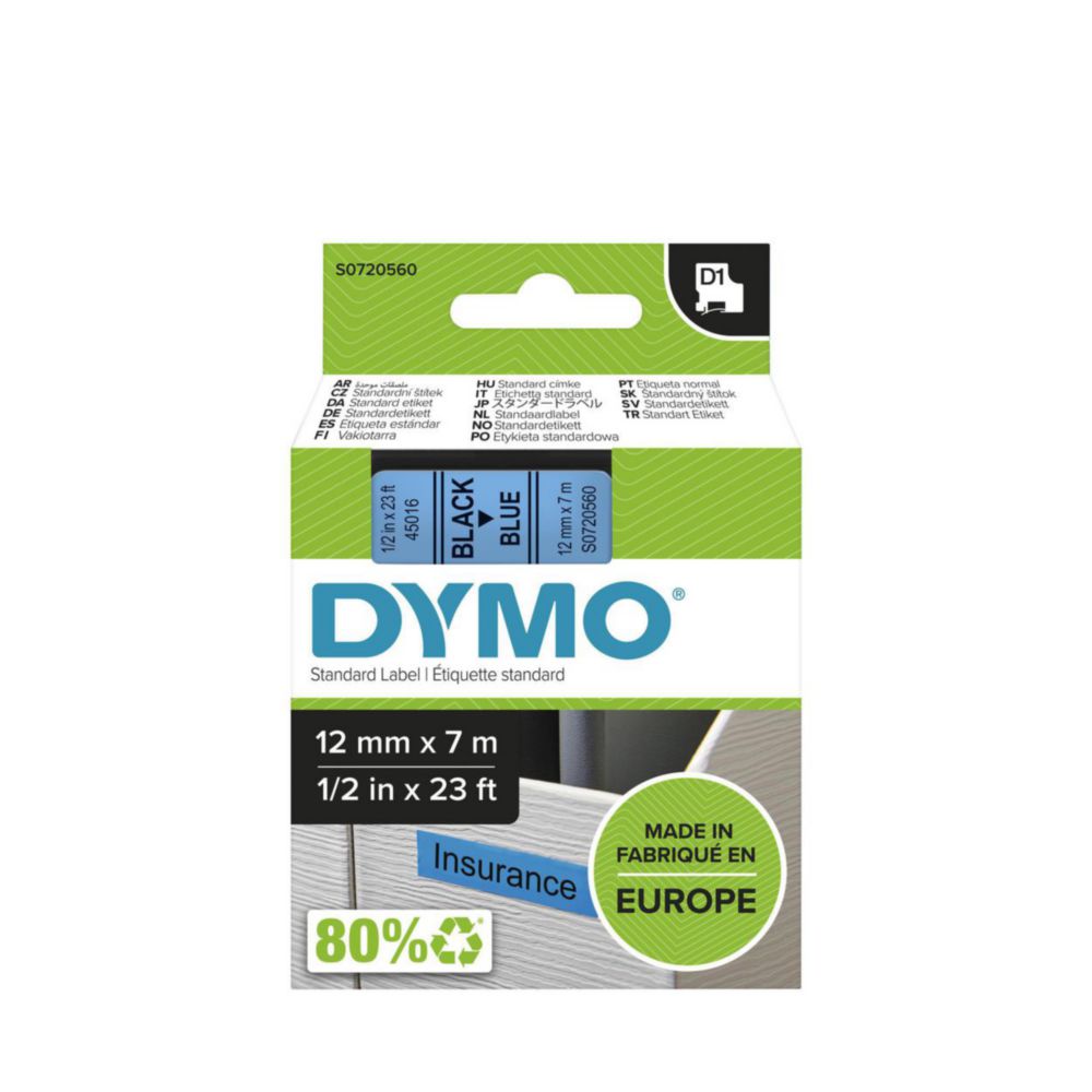 D1 Pásky na štítky pre tlačiarne štítkov <sup>DYMO®</sup> 