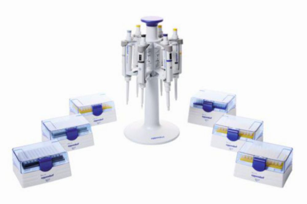 Jednokanálové pipety Eppendorf Research<sup>®</sup> plus, balenie po 6 kusoch