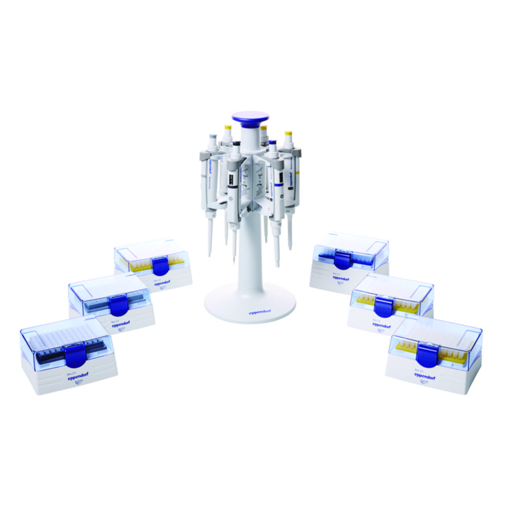 Jednokanálové pipety Eppendorf Research<sup>®</sup> plus, balenie po 6 kusoch