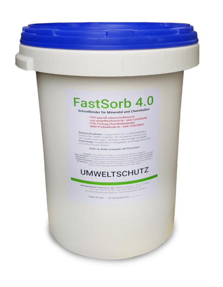 Absorbent, spojivo na olej a chemikálie FastSorb 4.0