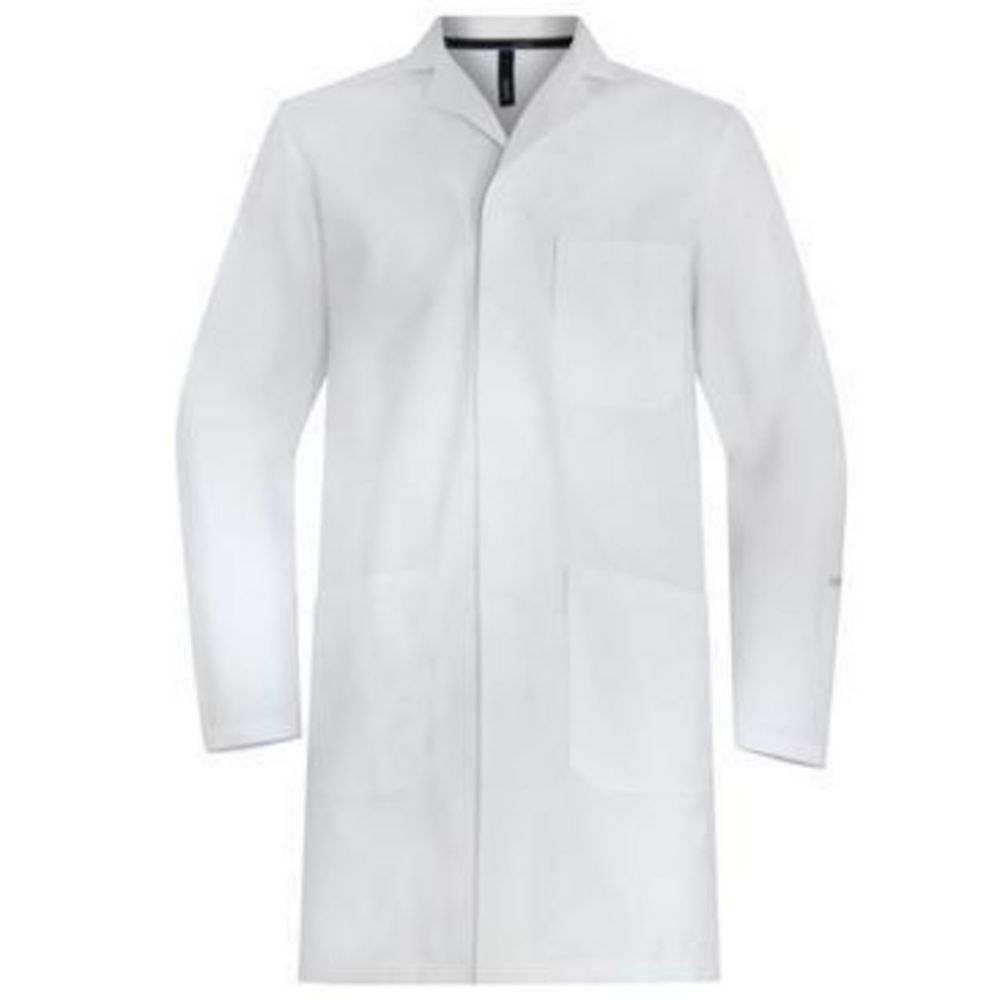 Pánsky laboratórny plášť typ 7052, 100 % bavlna, čisto biely
