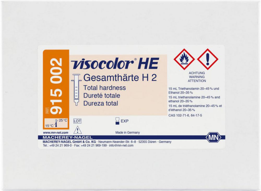 Testovacie súpravy <i><sup>VISOCOLOR®HE</sup> na </i>analýzu vody