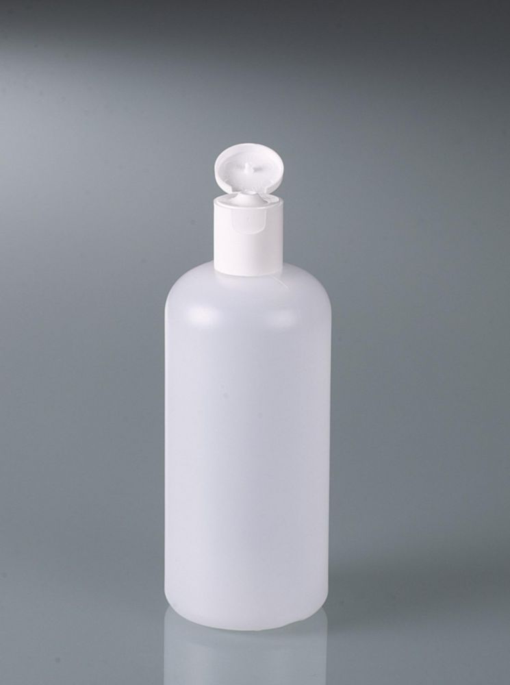 Okrúhle fľaše, HDPE, s uzáverom, PP