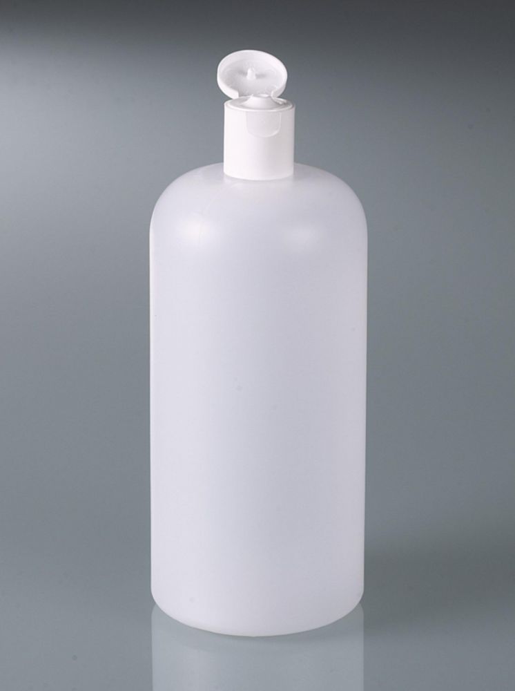Okrúhle fľaše, HDPE, s uzáverom, PP