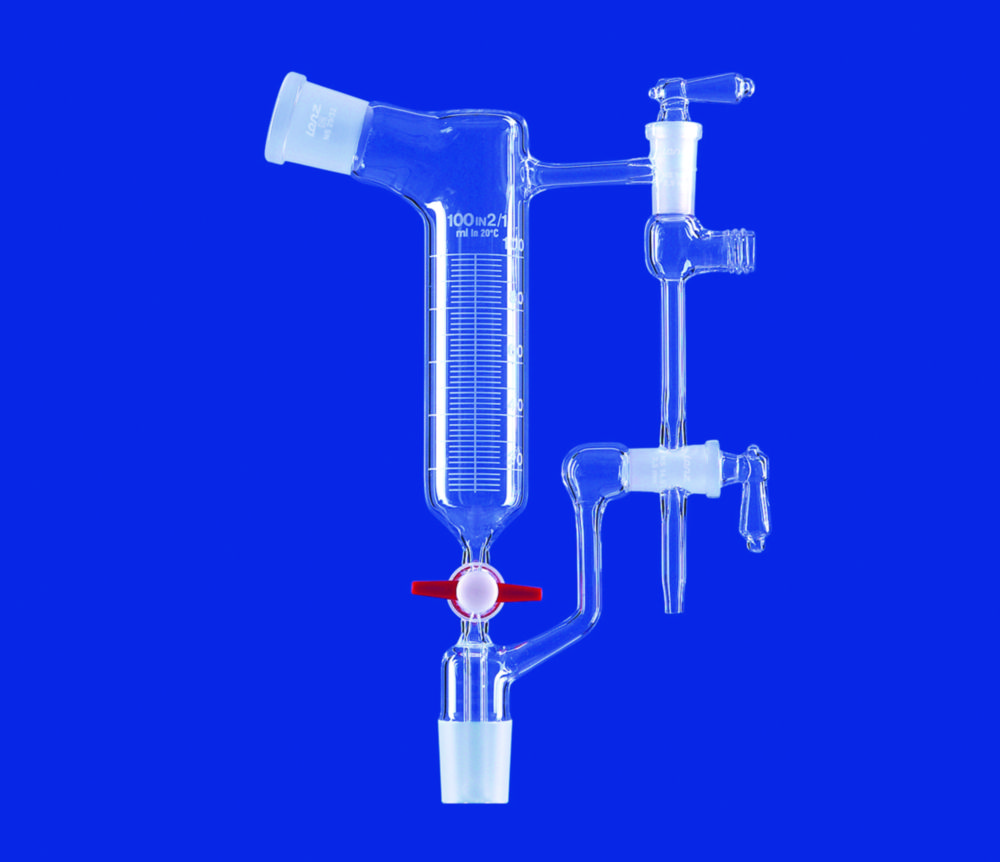Destilačné prijímače na Anschütz-Thiele, ohýbané, <sup>DURAN®tubing</sup>