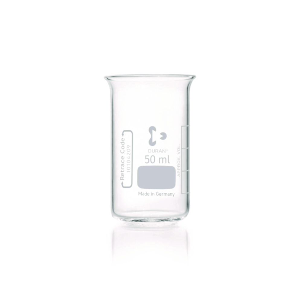 Beakers glass, DURAN<sup>®</sup>, tall form, without spout