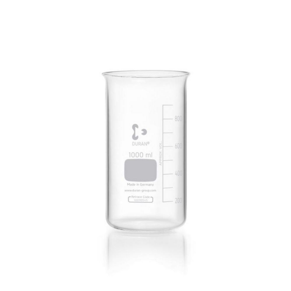 Beakers glass, DURAN<sup>®</sup>, tall form, without spout
