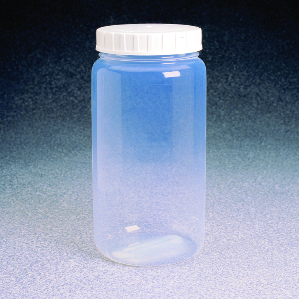 Fľaše so širokým hrdlom Nalgene™, FEP, so skrutkovacím uzáverom, ETFE