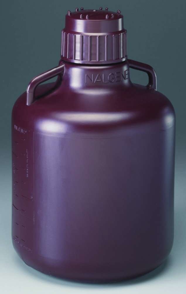 Aspiračné nádoby Nalgene™, jantárové, s rukoväťou
