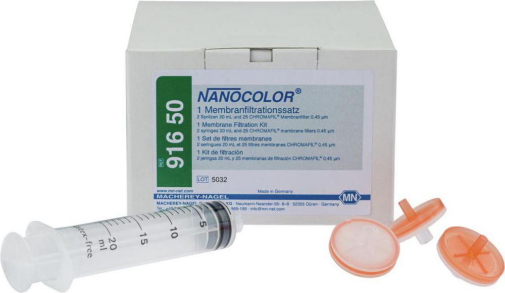 Príslušenstvo NANOCOLOR<sup>®</sup>, sada na prípravu vzoriek CHROMAFIL<sup>®</sup>, PET
