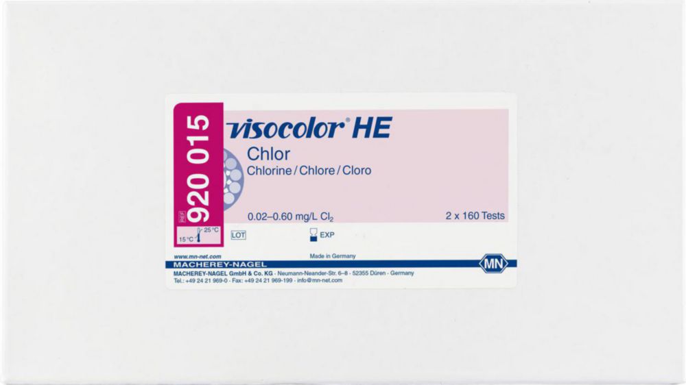 Testovacie súpravy <i><sup>VISOCOLOR®HE</sup> na </i>analýzu vody