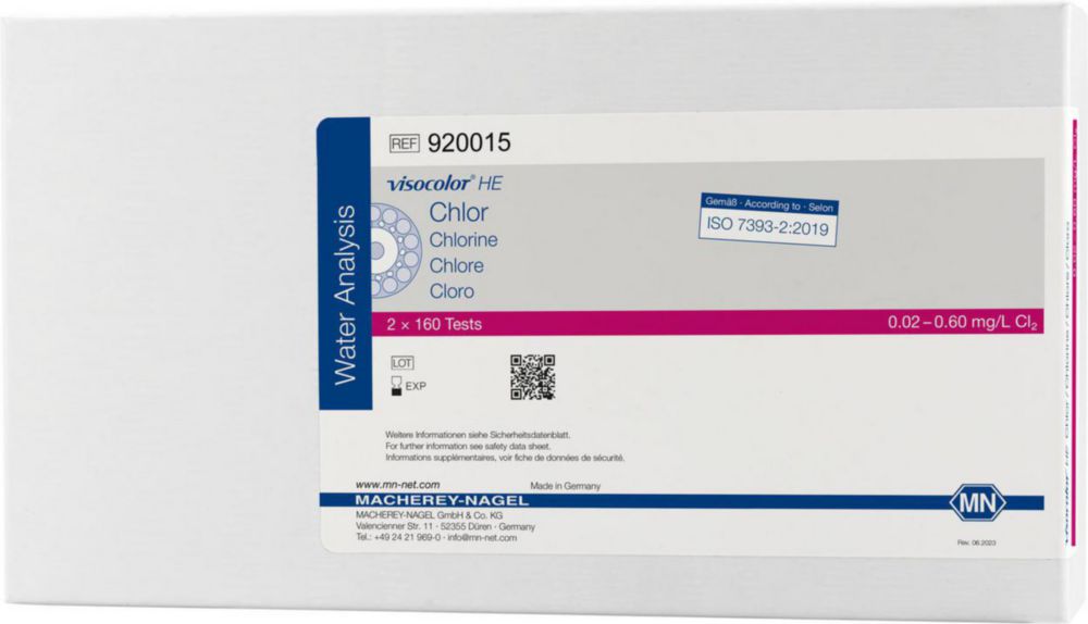 Testovacie súpravy <i><sup>VISOCOLOR®HE</sup> na </i>analýzu vody