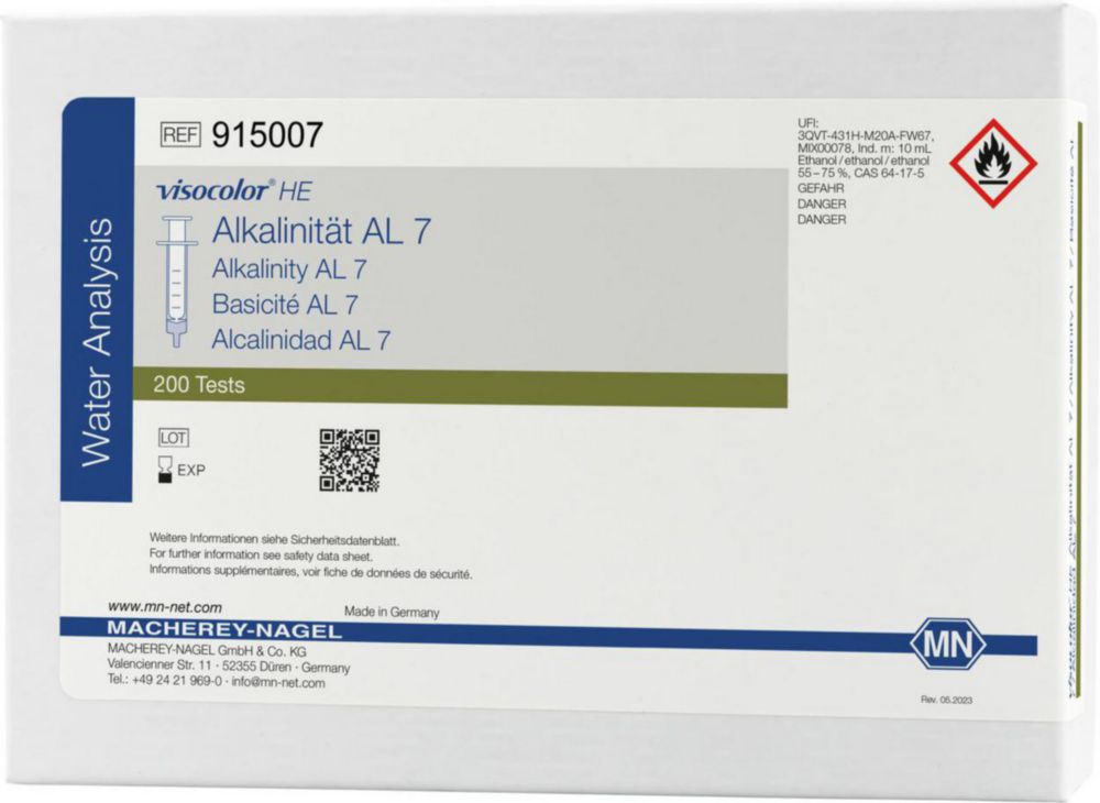 Testovacie súpravy <i><sup>VISOCOLOR®HE</sup> na </i>analýzu vody