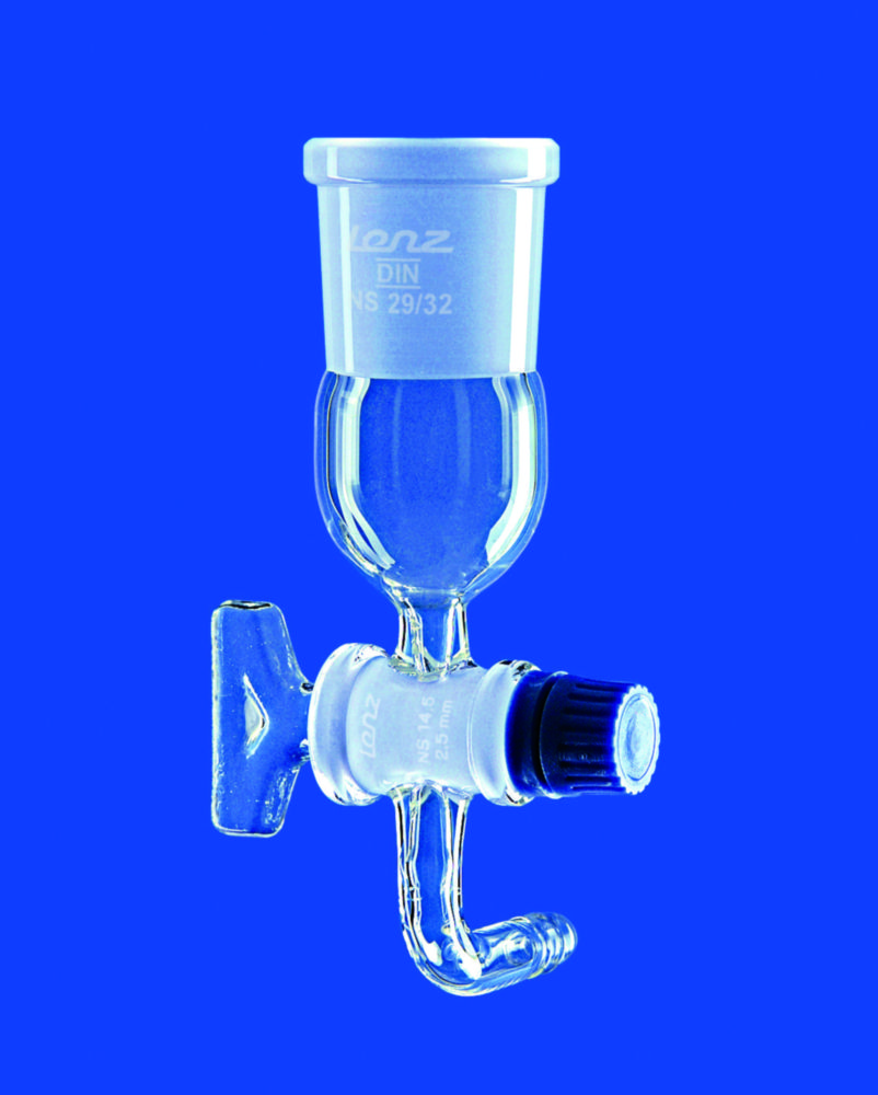 Adaptéry s uzatváracím kohútom NS, rúrky <sup>DURAN®</sup> 