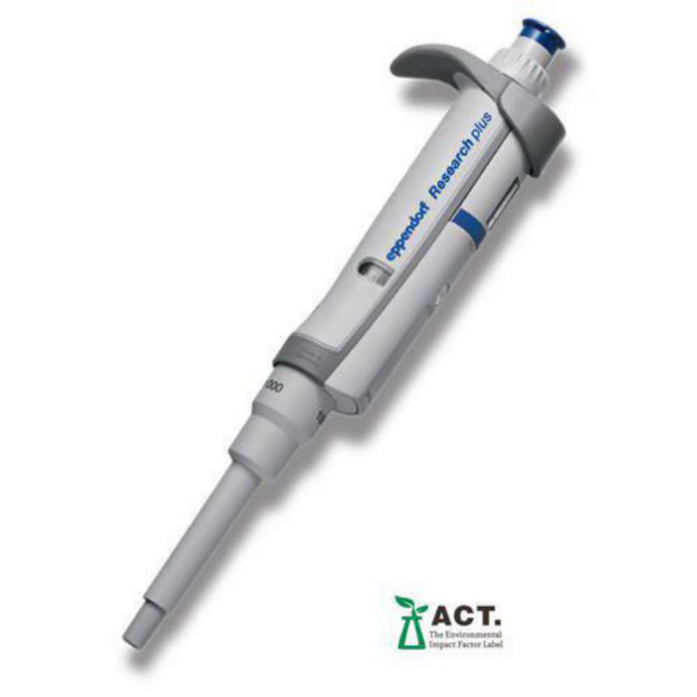 Jednokanálové mikrolitrové pipety Eppendorf <sup>Research®</sup> plus (všeobecný laboratórny produkt), variabilné