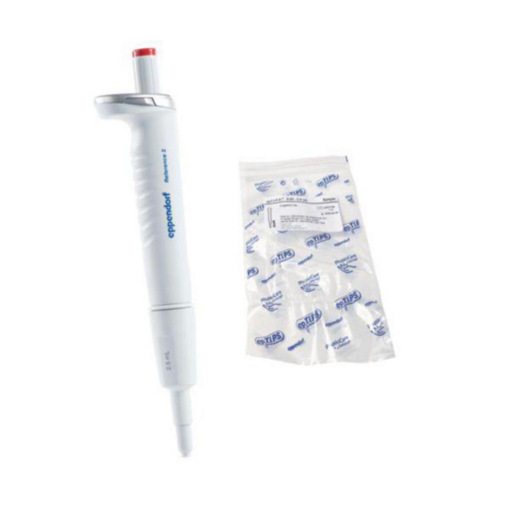 Jednokanálové mikrolitrové pipety Eppendorf <sup>Reference®</sup> 2 (všeobecný laboratórny produkt), variabilné