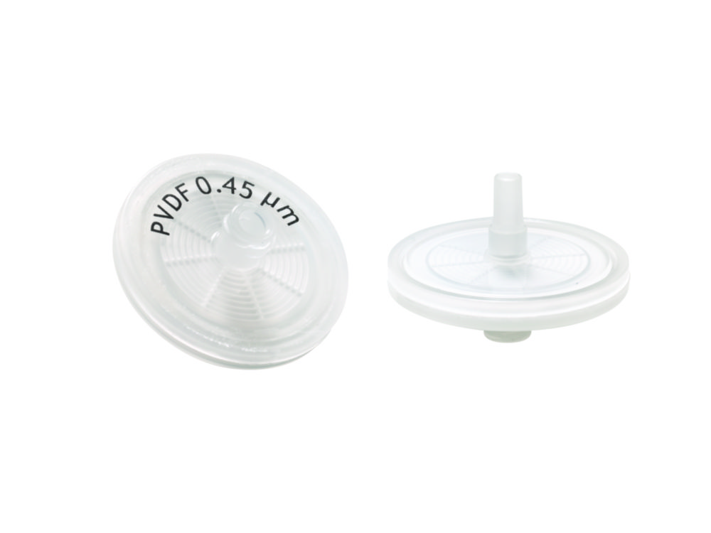 Filtre LLG-Syringe PVDF, polyvinylidénfluorid
