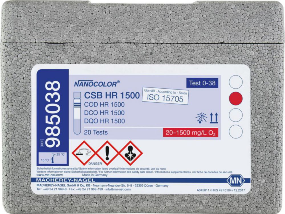 Skúmavky <sup>NANOCOLOR® </sup>COD