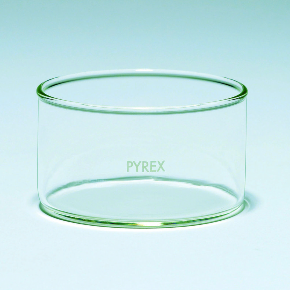 Kryštalizačné nádoby s plochým dnom, <sup>Pyrex®</sup>