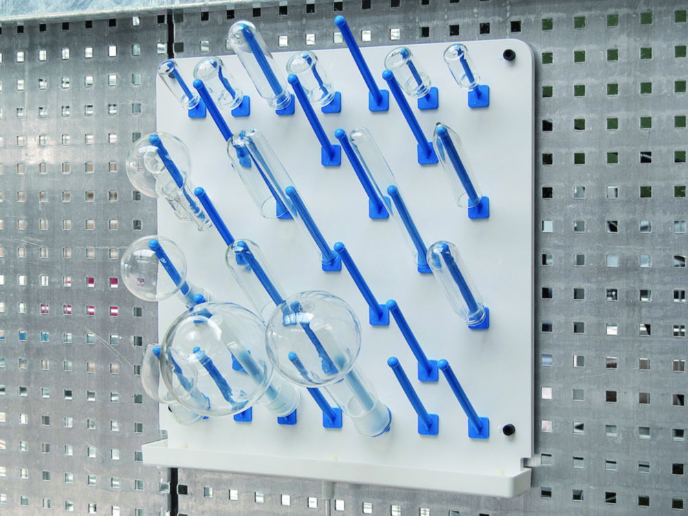 Odvodňovacie stojany <sup>LaboPlast®</sup>, PVC, s odtokovým kanálom